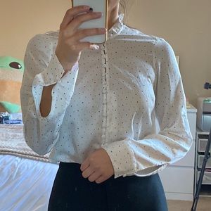 Express Polka Dot Blouse